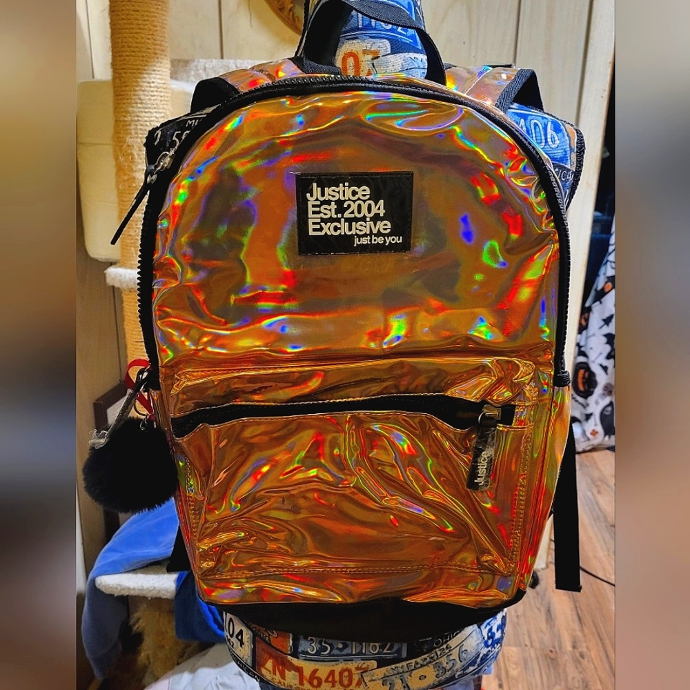 Justice Holographic Backpack